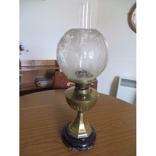 Original Brass oil lamp