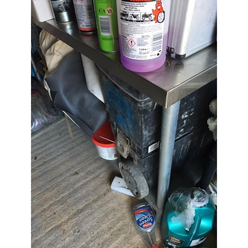 Stainless steel work top