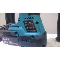 MAKITA DHR242"BRUSHLESS" 18v li-ion 3 mode sds drill, 1x4ah batt 36min charger,"AS NEW" DeWALT