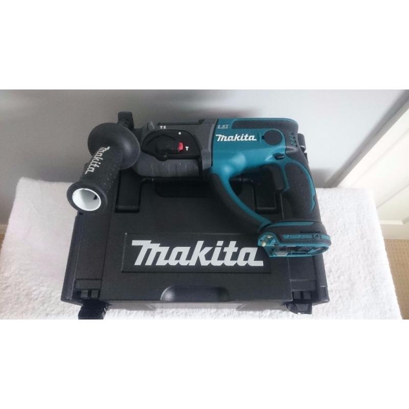 MAKITA DHR202 18v lxt li-ion sds drill ,3 mode. BODY & CASE + INSERT ONLY