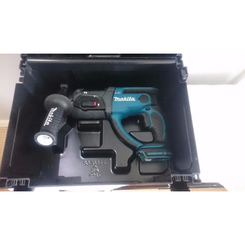 MAKITA DHR202 18v lxt li-ion sds drill ,3 mode. BODY & CASE + INSERT ONLY