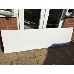 White kitchen work surface/counter top