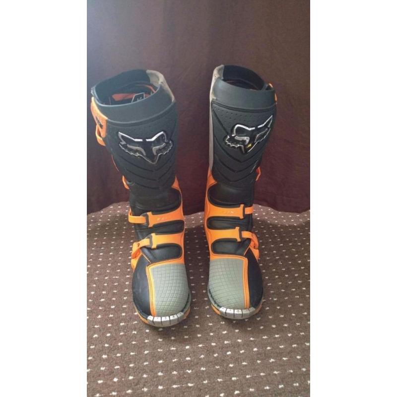 Fox F3 mx / motocross boots (size 11)