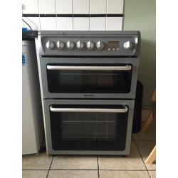 Grey hotpoint electric oven