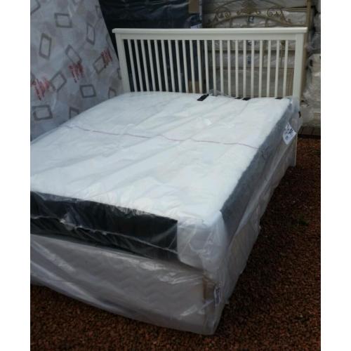 King Size Memory Mattress 2 draw base + Free headboard
