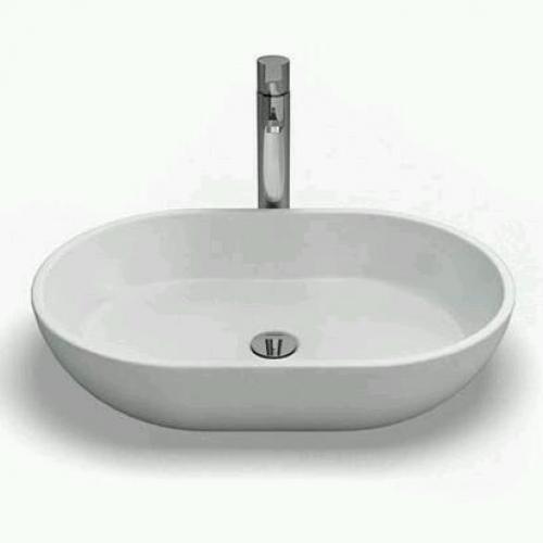 Clearwater - Formoso Bacino Natural Stone Countertop Basin - W590 x D390mm