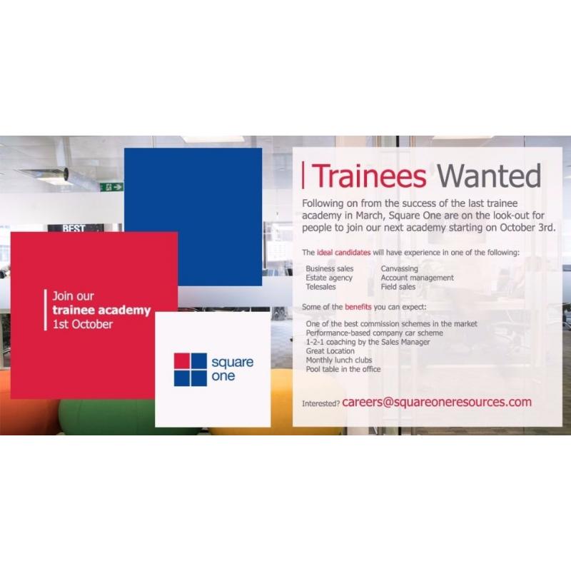 Trainees Wanted