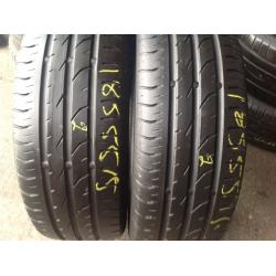 195/55/15-185/55/15 x 2 continental/ used tyres / open 7 days a week