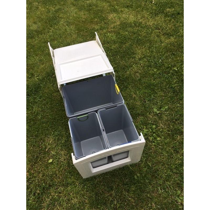 Recycling organiser - kitchen cupboard storage bin