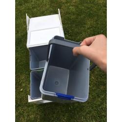Recycling organiser - kitchen cupboard storage bin