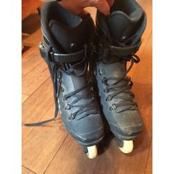 INLINE SKATES Oxygen AR 3.1 Argon Bentley Aggressive Inline Rollerblade Skates size 6/7