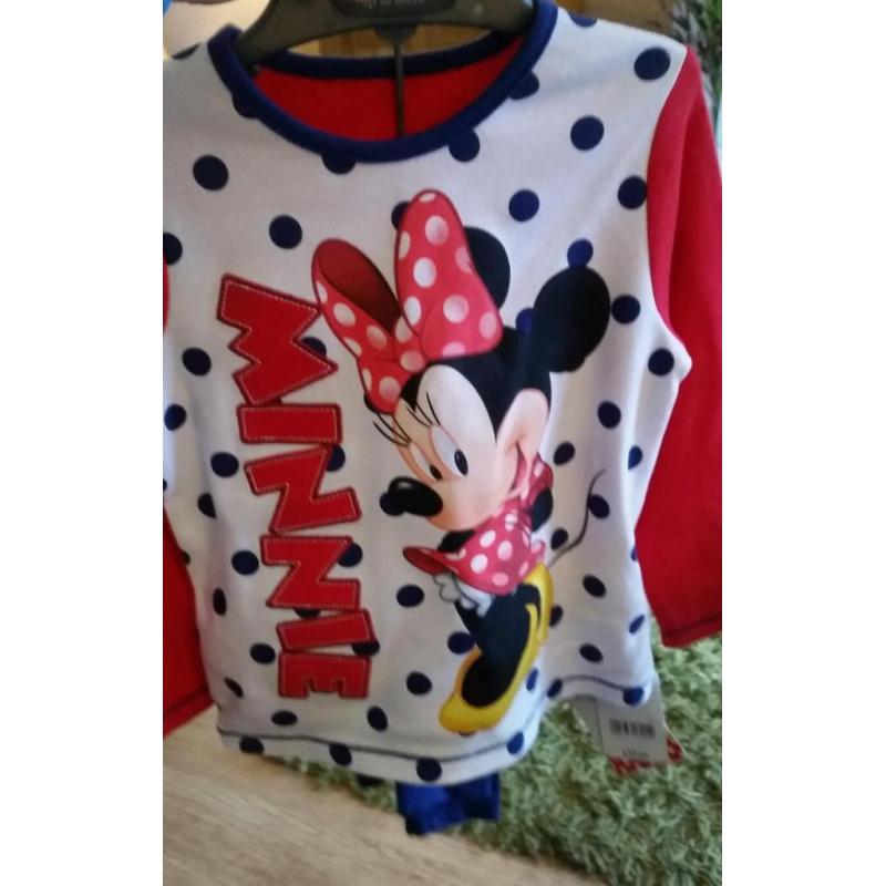 BNWT GIRLS DISNEY MINNIE MOUSE PYJAMAS AGE 1 TO 1.5