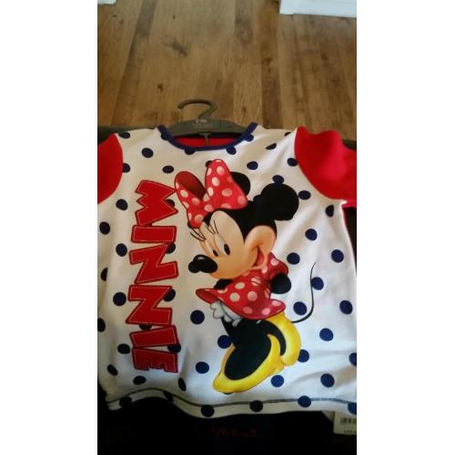 BNWT GIRLS DISNEY MINNIE MOUSE PYJAMAS AGE 1 TO 1.5