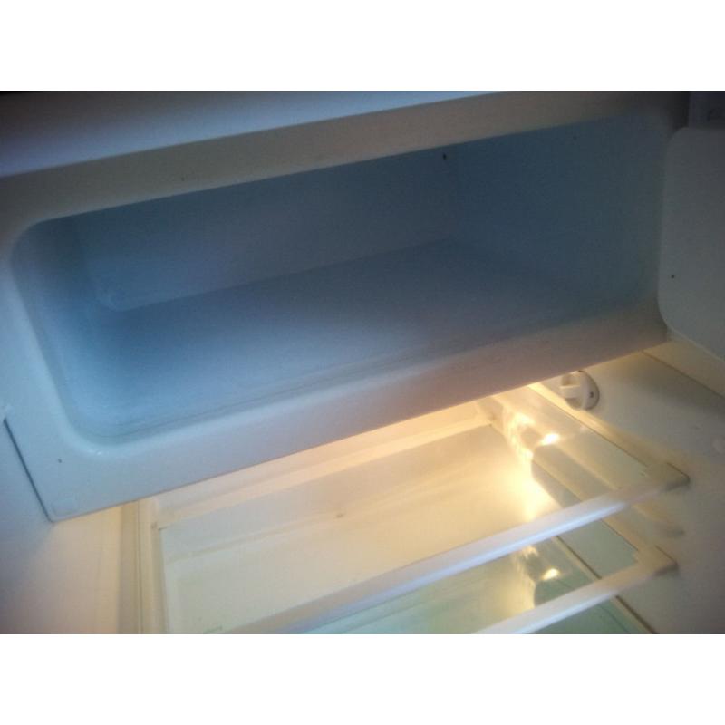 Zanussi undercounter fridge freezer.