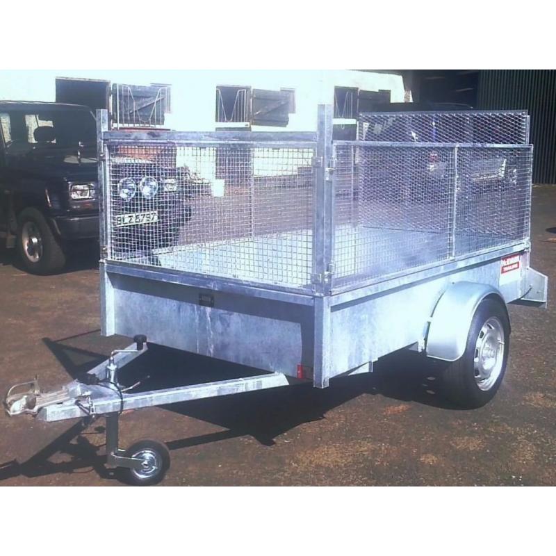 7 X 4.2 CAR TRAILER WITH MESH KIT