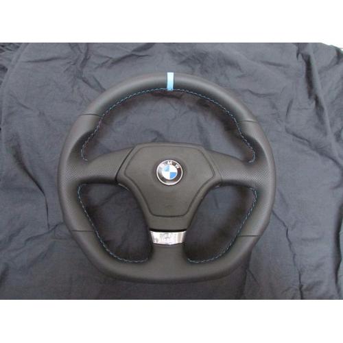 BMW E31 E34 E36 E39 E46 Z3 BRAND NEW FLAT BOTTOM CUSTOM MADE STEERING WHEEL