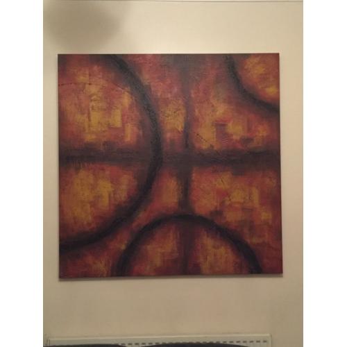 Abstract Canvas painting
