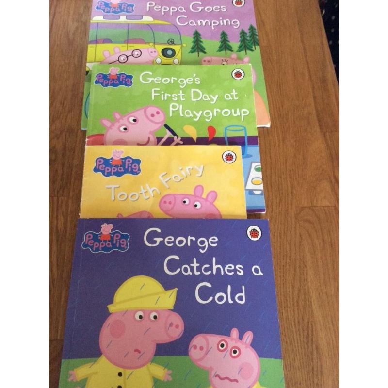 Peppa pig DVD and book collection