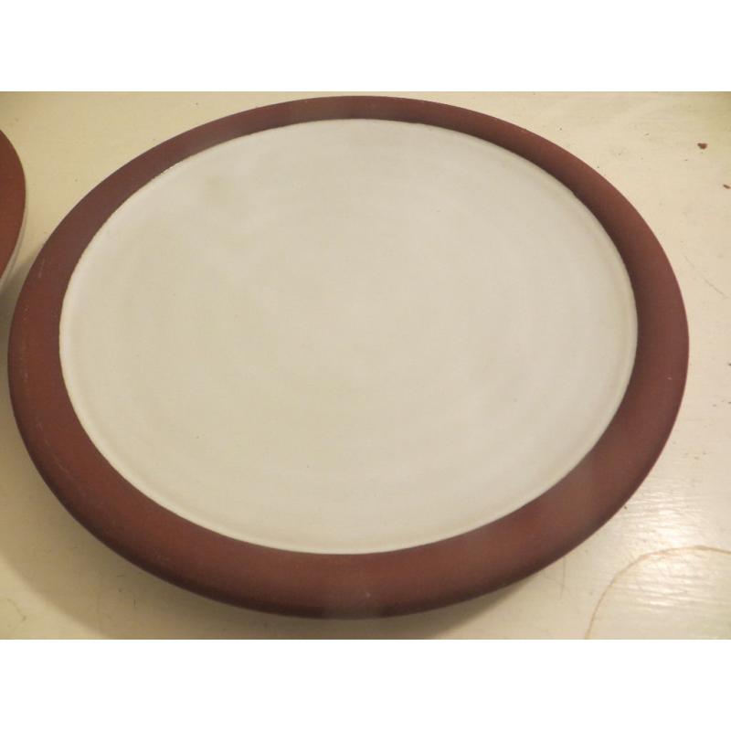 2 Plates by Famous Irish Ceramicist Stephen Pearce. Dinner Plate & Side Plate Irish Studio Pottery