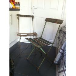 Vintage French Cafe Chairs