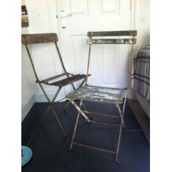 Vintage French Cafe Chairs