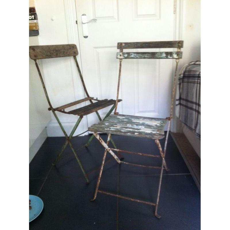 Vintage French Cafe Chairs