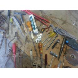 Job lot of hand tools screwdrivers pliers spanners allen key hammers etc etc