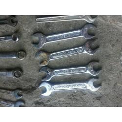 Selection of approx 40 spanners upto size 30 all made 8n england or good makes