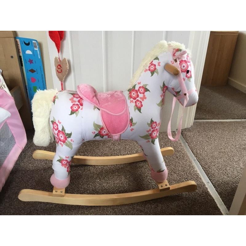 Bigjigs Floral Rocking Horse