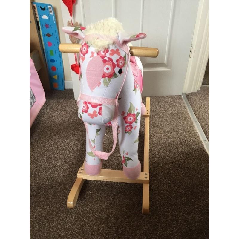 Bigjigs Floral Rocking Horse
