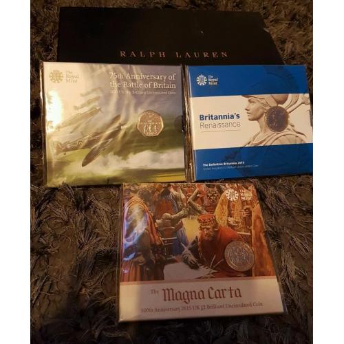 3 Royal Mint Coins