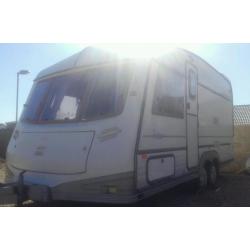 4 berth ace award tristar twin axle caravan aprox 17ft long