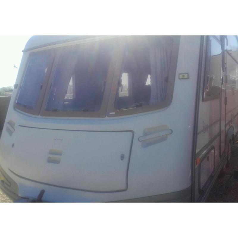 4 berth ace award tristar twin axle caravan aprox 17ft long