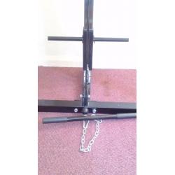 Power rack with cable pulley system