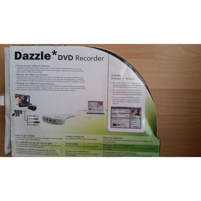 Dazzle DVD Recorder - convert VHS to DVD