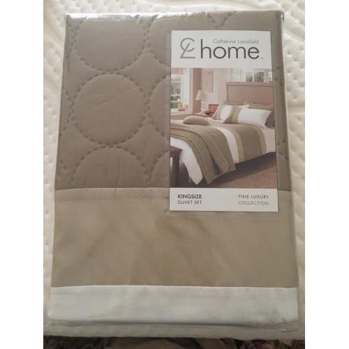 Catherine Lansfield King Size Duvet Bedding Set *BRAND NEW*