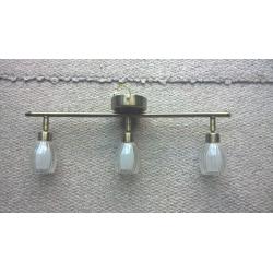 Metal Ceiling Light with 3 spot lights