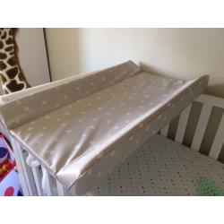 Over the cot changing mat