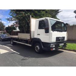 MAN 7.5kg flat back Lorry