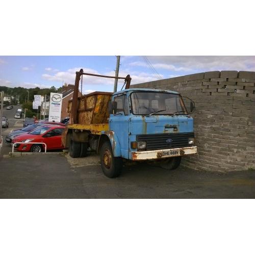 Ford D Series Skip Lorry