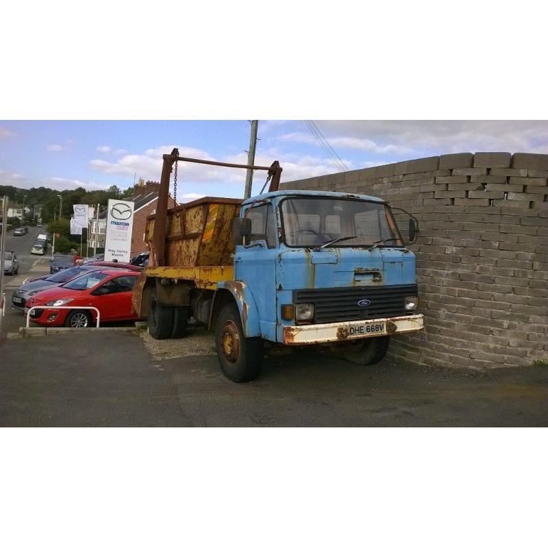 Ford D Series Skip Lorry