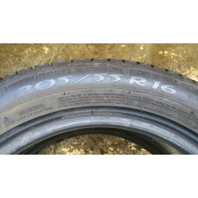 205 55 16 '' 2 x tyres Michelin Primacy HP