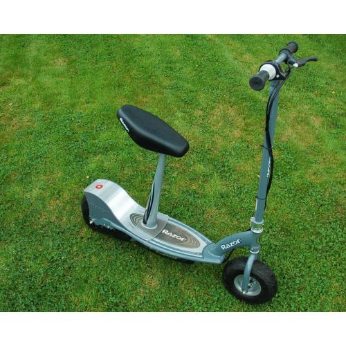 Razor Kids E300s Kids Grey Seated Electric Ride On Scooter 15 MPH RAZE300S-14