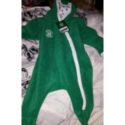 Hibernian fc pjamas. 3-6 months