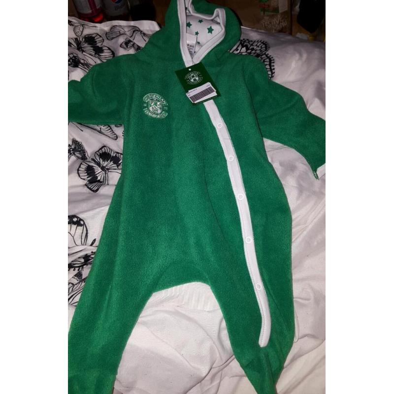 Hibernian fc pjamas. 3-6 months