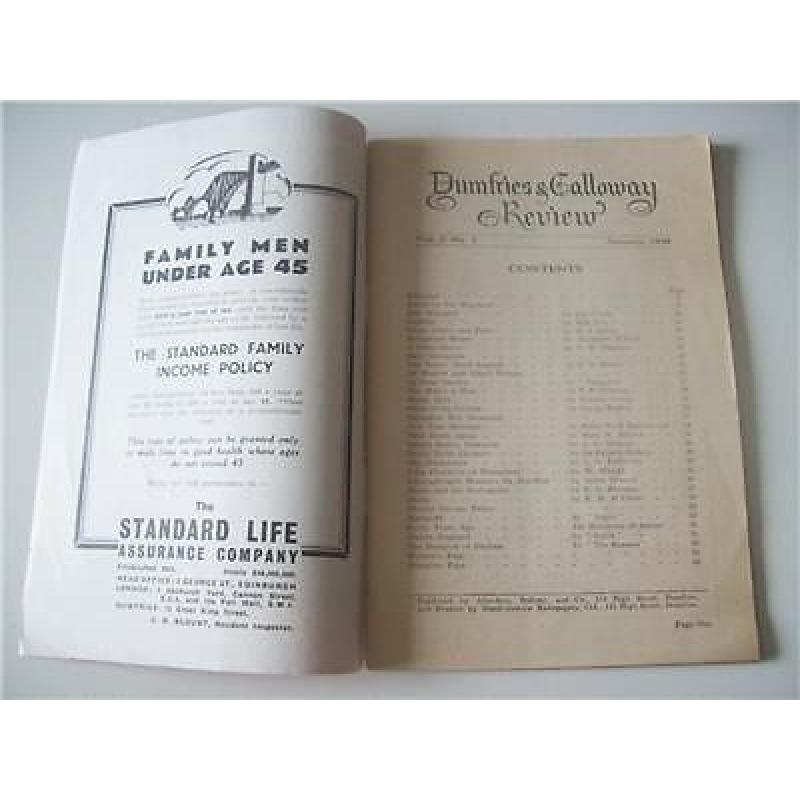 Dumfries & Galloway Review, Robert Burns Number January 1948.