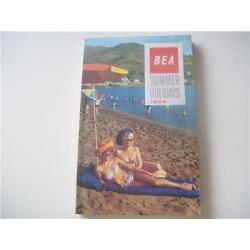 B.E.A. Summer Hoildays 1964. Sunbathing in Suit & Tie!