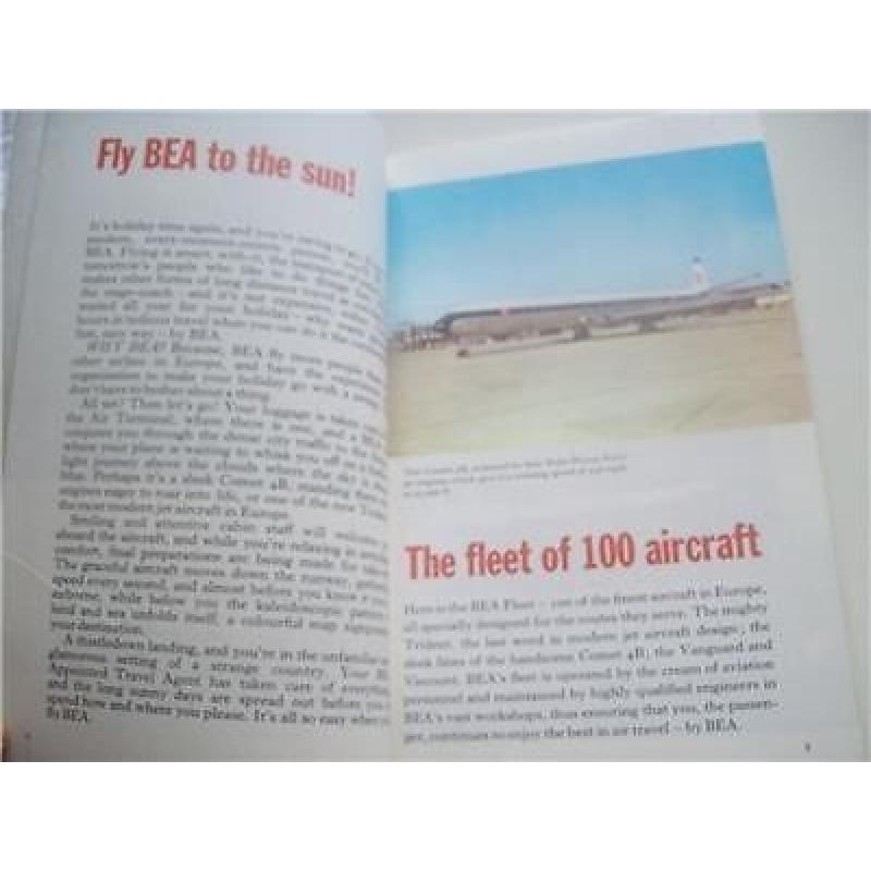 B.E.A. Summer Hoildays 1964. Sunbathing in Suit & Tie!