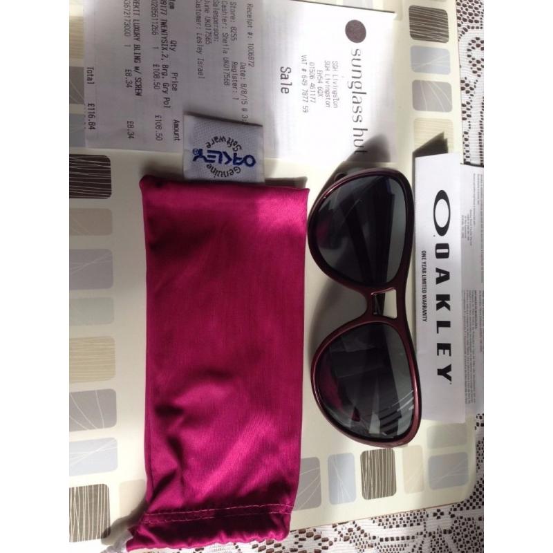 Oakley Polarised Twentysix.2 Burgandy/Grey Sunglasses