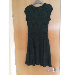 Bottle green pixie dress